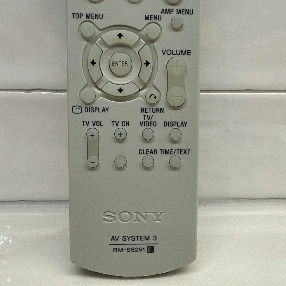 Sony RM-SS251 Remote Control for DAV-BC150 DAV-BC250 HCD-BC150 HCD-BC250 Tested